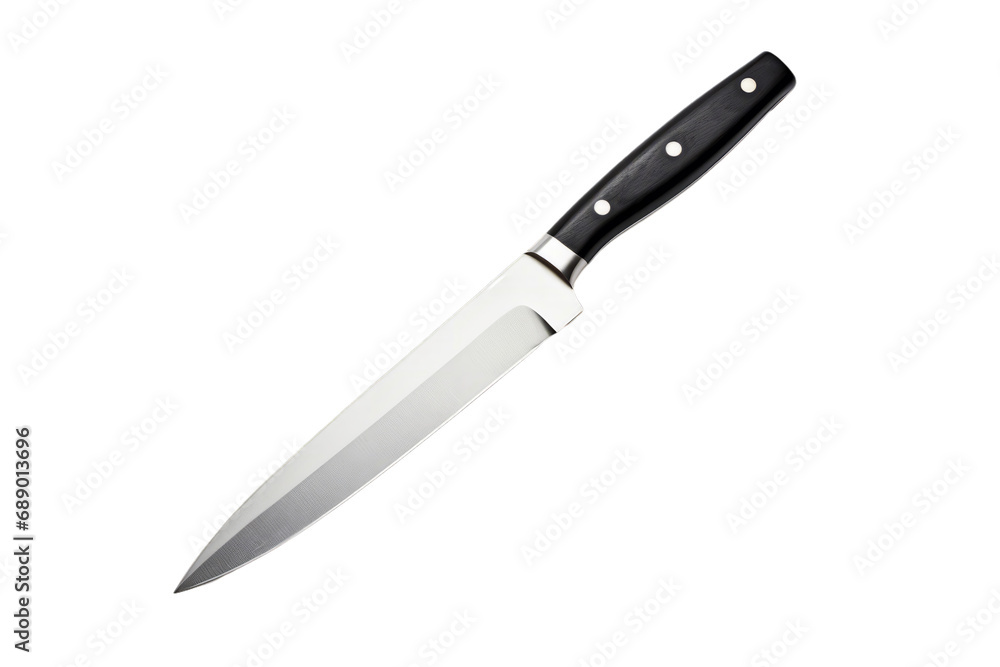 A sharp fruit knife on a white transparent background A sharp fruit knife on a white transparent background