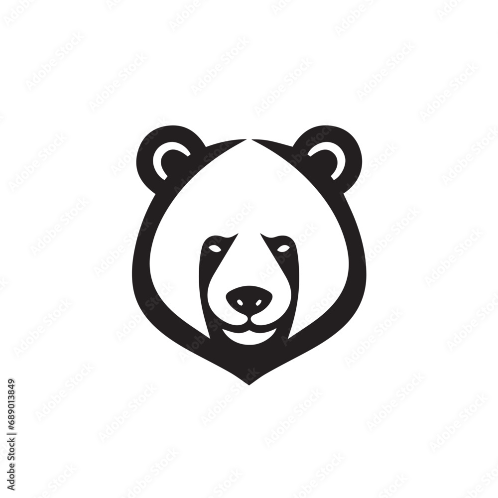 Bear in cartoon, doodle style. Isolated 2d vector illustration in logo, icon, sketch style, Eps 10, black and white. AI Generative Bear in cartoon, doodle style. Isolated 2d vector illustration in logo, icon, sketch style, Eps 10, black and white. AI Generative