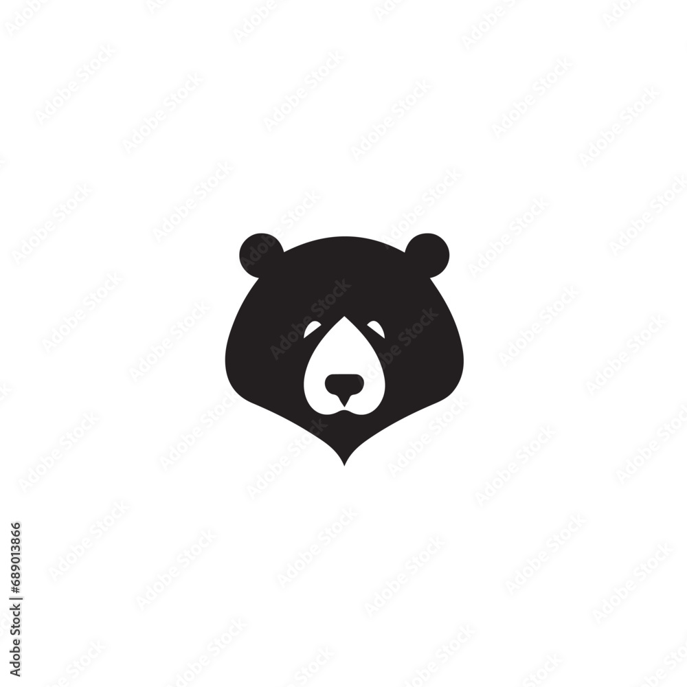 Bear in cartoon, doodle style. Isolated 2d vector illustration in logo, icon, sketch style, Eps 10, black and white. AI Generative Bear in cartoon, doodle style. Isolated 2d vector illustration in logo, icon, sketch style, Eps 10, black and white. AI Generative