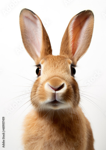 Rabbit looking straight at the camera © hakule