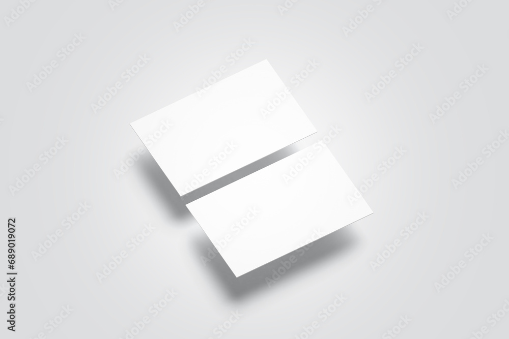 Business Card Mockup 3D Rendering Business Card Mockup 3D Rendering