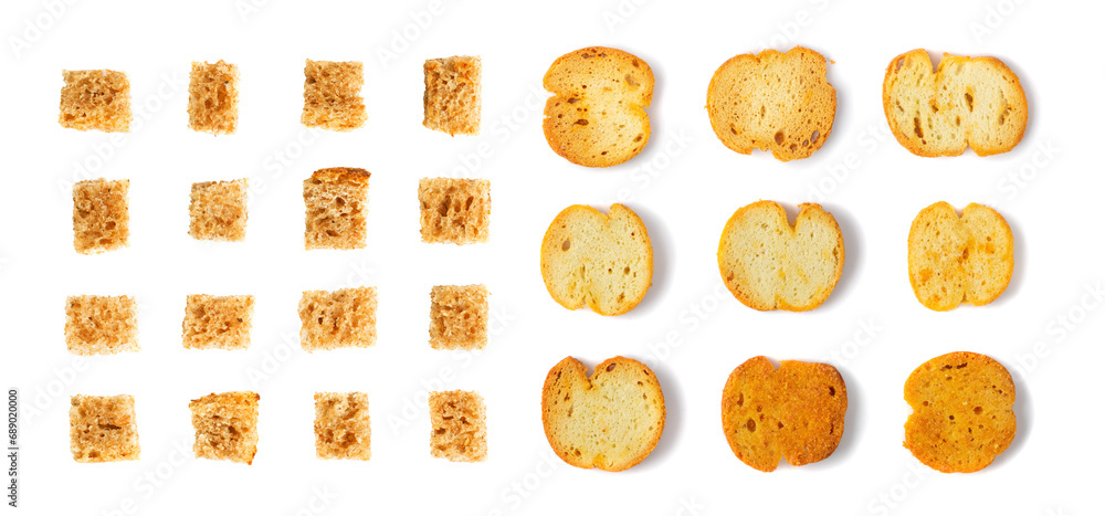 Homemade Rye Bread Croutons, Crispy Bread Cubes, Dry Rye Crumbs Homemade Rye Bread Croutons, Crispy Bread Cubes, Dry Rye Crumbs