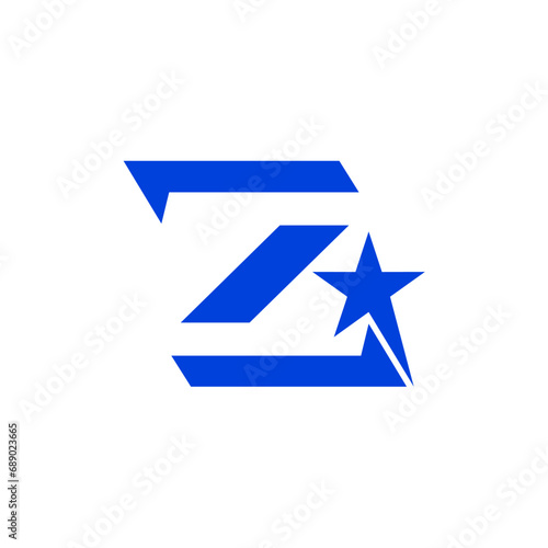 vintage Z initial logo vector design that you can use for t-shirt designs or for your business identity logo