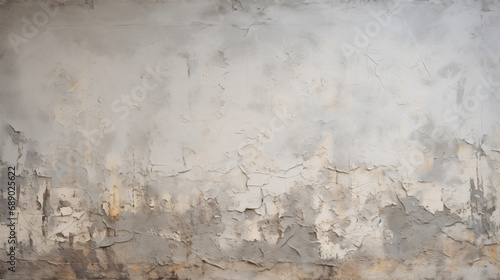 Gray damaged plaster wall background