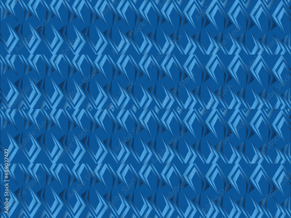 Fototapeta premium Modern blue background. Abstract background with cool seamless pattern. Gradient blue.