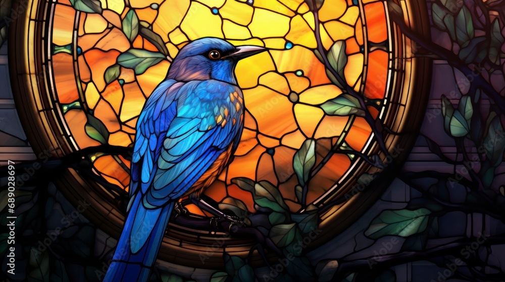 photo-art-print-stained-glass-window-beautiful-bird-k-mo