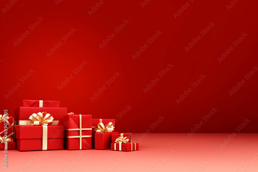 Merry Christmas banner with blank space for text. Merry Christmas banner with blank space for text.