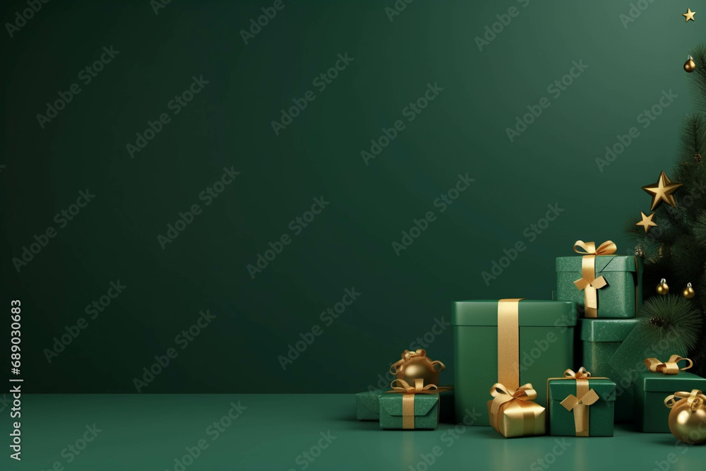 Merry Christmas banner with blank space for text. Merry Christmas banner with blank space for text.