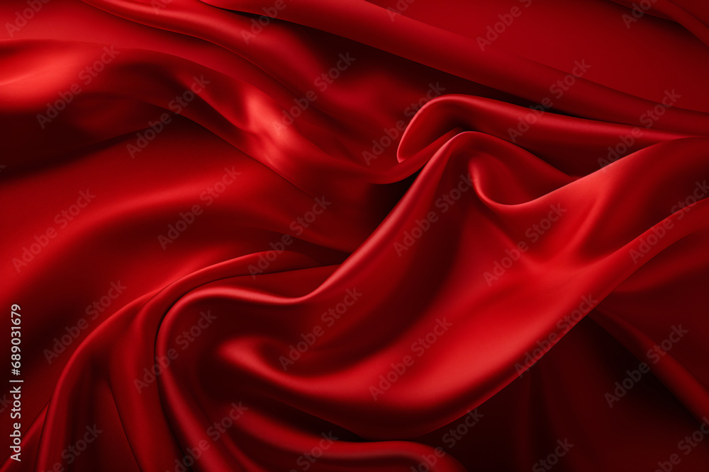 Red shiny silk cloth texture, silky smooth soft fabric, wavy liquid satin Red shiny silk cloth texture, silky smooth soft fabric, wavy liquid satin
