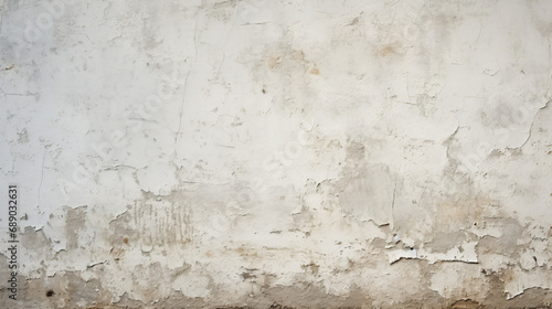 Old white plaster wall background