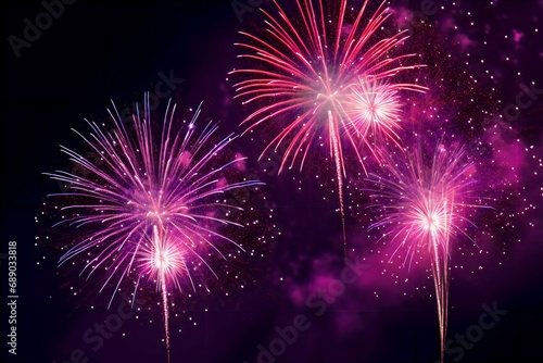 A dazzling view of colorful fireworks bursts across the night sky  fireworks in the night sky  fireworks in the sky  fireworks in the night  happy new year fireworks  happy new year  new year  night