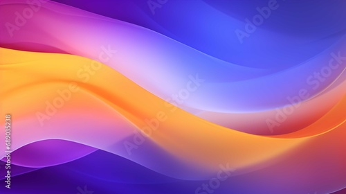 A colorful abstract background with an orange and yellow hue, in the style of dark violet and light indigo photo