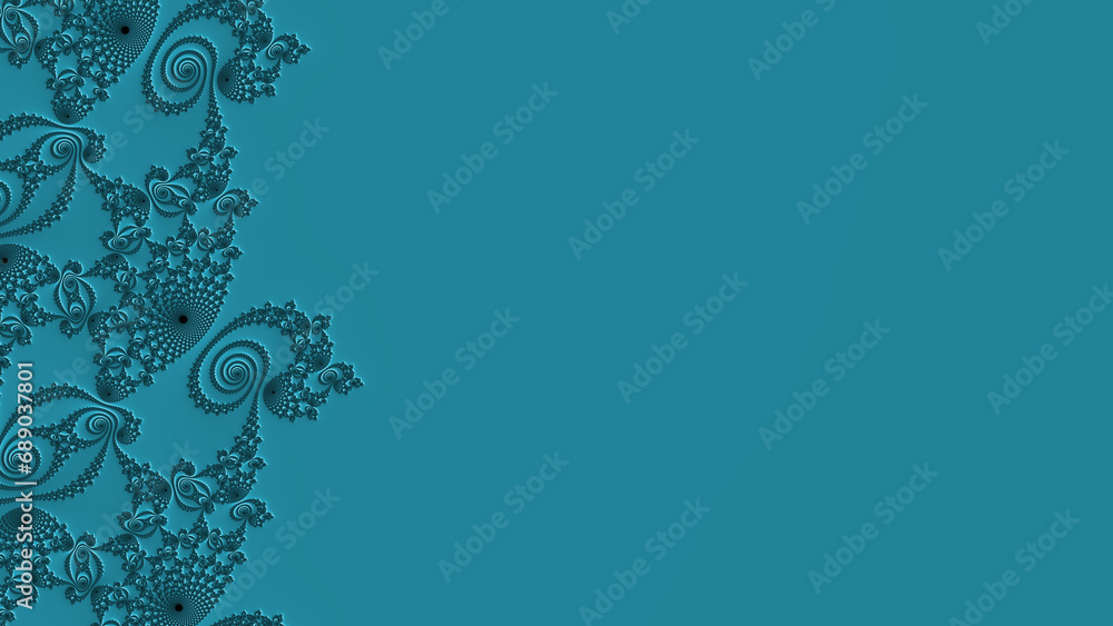 turquoise and blue designs