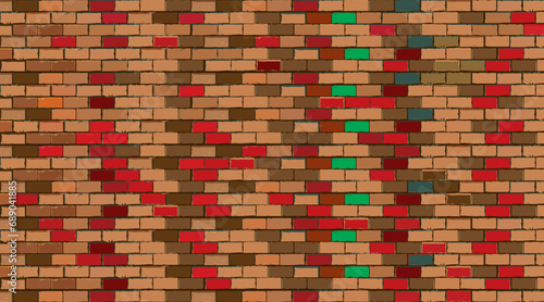 vector red brick wall vector red brick background