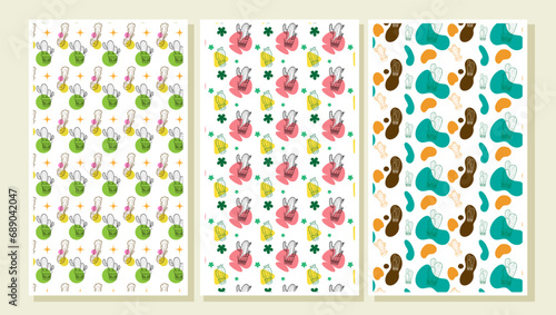 cactus seamless pattern, Seamless pattern with cute cactus on a summer background abstract. Vector illustration.