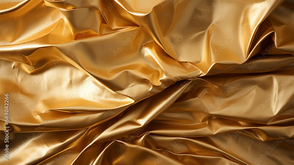 Golden silky texture background, curved fabric abstract concept, background gold fabric Golden silky texture background, curved fabric abstract concept, background gold fabric