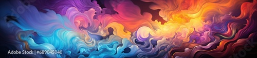 Psychedelic Dreams Style Backgrounds offer a visual symphony of vivid patterns—captivating and dream-like, a celebration of imaginative exploration. photo