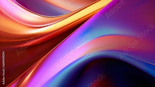 Colorful Abstract Background with Waves
