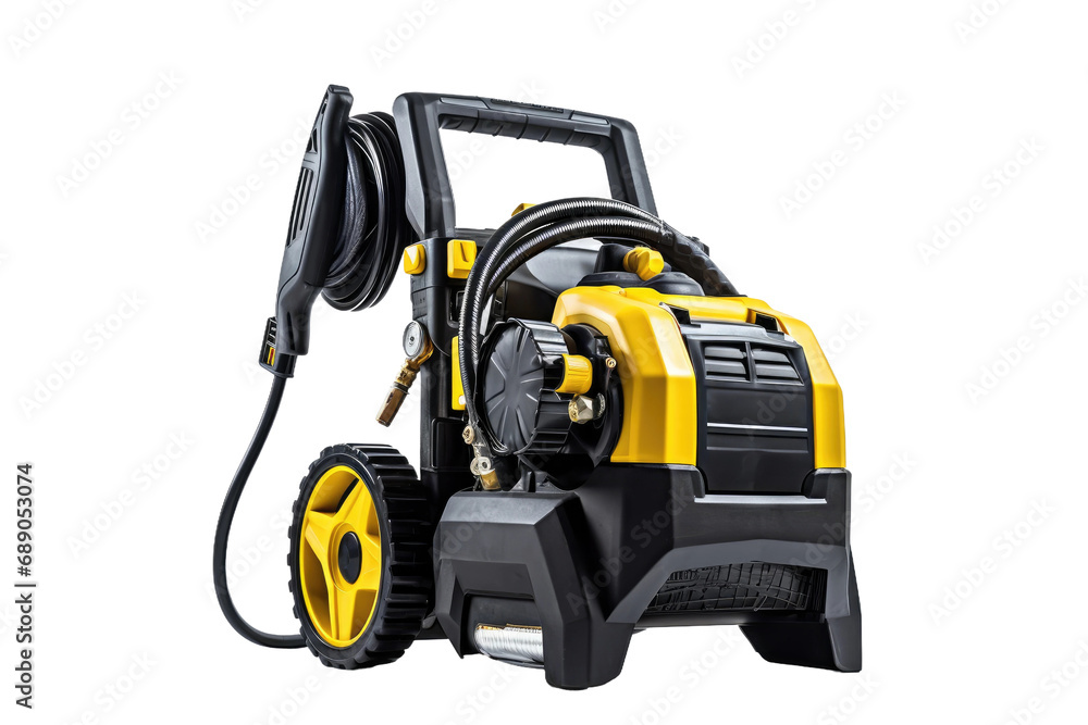 Blast Away Grime Unleashing the PowerPlunge Pressure Washer isolated on transparent background