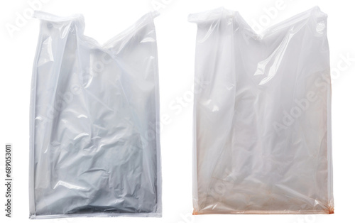 Rethinking Convenience The Impact of Plastic Bags on the Environment isolated on transparent background