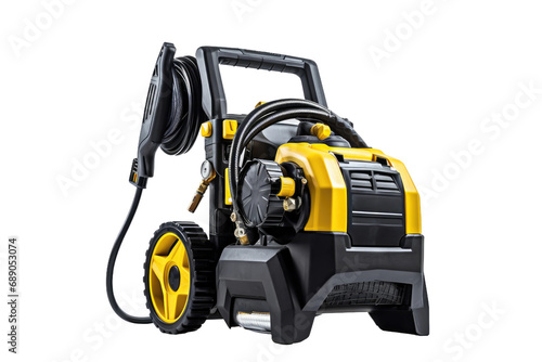 Blast Away Grime Unleashing the PowerPlunge Pressure Washer isolated on transparent background