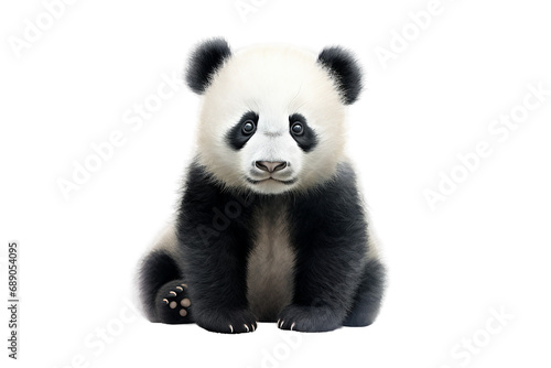 Wholesome Panda Cuteness Unveiled on a transparent background