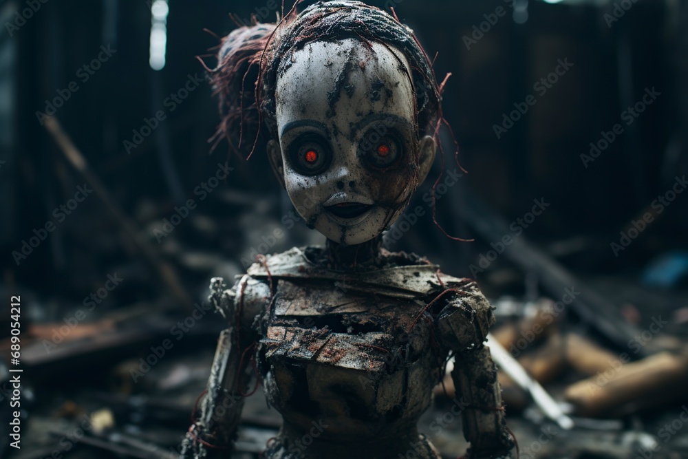 very dirty creepy scary doll toy very dirty creepy scary doll toy