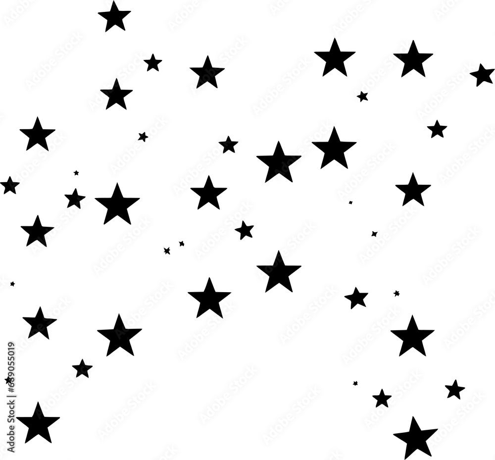 Naklejka premium Falling Stars