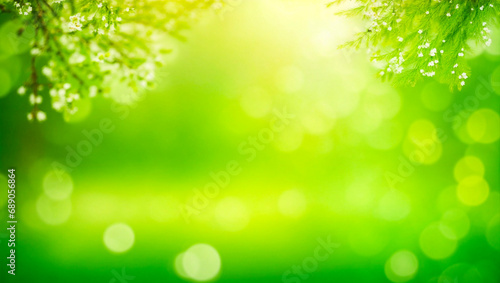 green leaves background