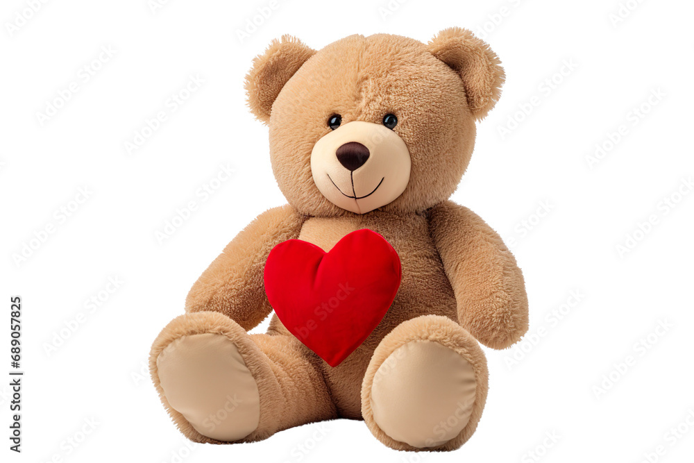 Teddy bear with a red heart Teddy bear with a red heart