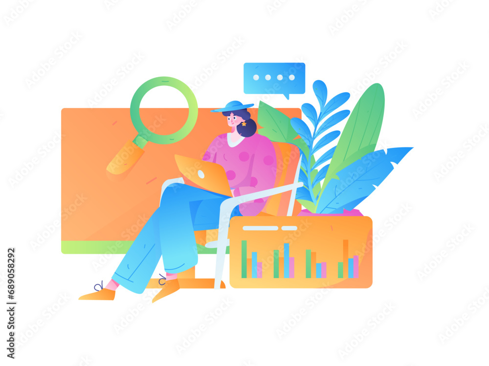 Business People Flat Vector Concept Operation Hand Drawn Illustration
Business People Flat Vector Concept Operation Hand Drawn Illustration