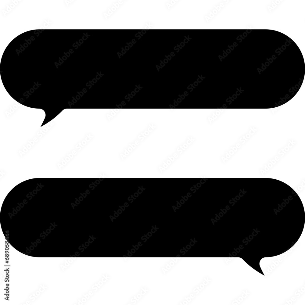 Speech bubble icon Speech bubble icon