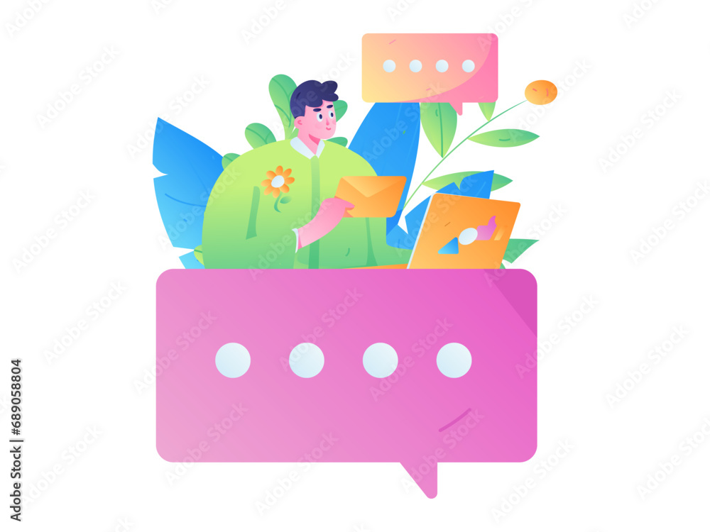 Business People Flat Vector Concept Operation Hand Drawn Illustration
Business People Flat Vector Concept Operation Hand Drawn Illustration