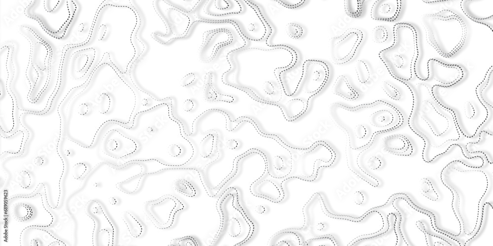 Topographic map background geographic line map with elevation assignments. Modern design with White background with topographic wavy pattern design.