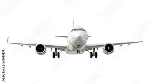 General airplane isolated on transparent background. PNG file.