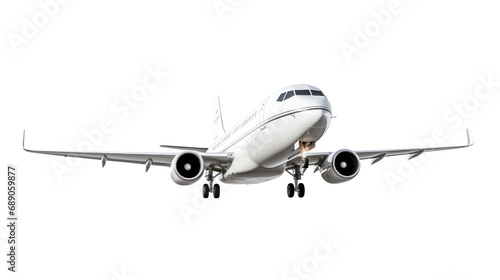 General airplane isolated on transparent background. PNG file. photo