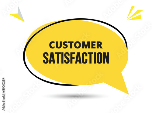 Customer satisfaction speech bubble text. Hi There on bright color for Sticker, Banner and Poster. vector illustration.