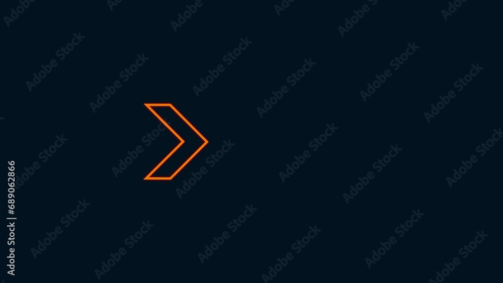 Arrow direction sign on black background, Direction banner Arrow direction sign on black background, Direction banner