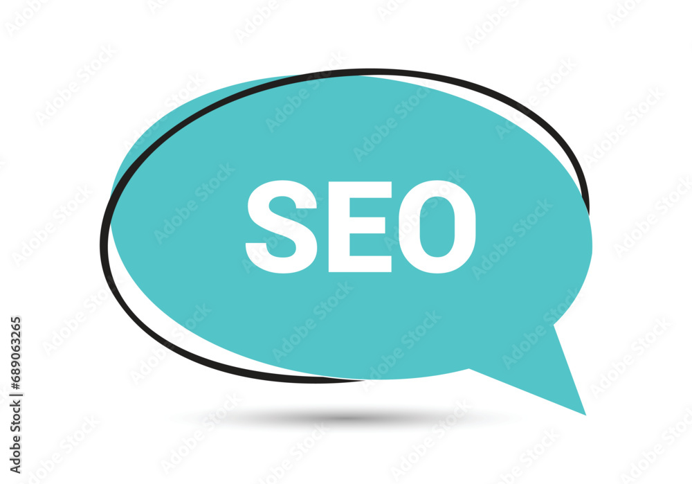 SEO speech bubble text. Hi There on bright color for Sticker, Banner and Poster. vector illustration. SEO speech bubble text. Hi There on bright color for Sticker, Banner and Poster. vector illustration.
