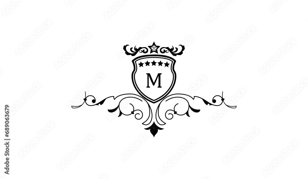 Luxury Card Logo M Luxury Card Logo M
