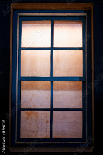 Longshan temple window at night