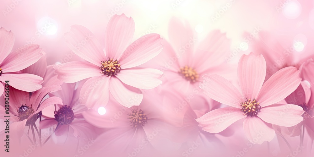 Springtime beauty. Pink blossoms on cherry tree. Floral elegance. Close up of blooming flowers in spring. Sakura delight. Soft and delicate blossom in nature Springtime beauty. Pink blossoms on cherry tree. Floral elegance. Close up of blooming flowers in spring. Sakura delight. Soft and delicate blossom in nature