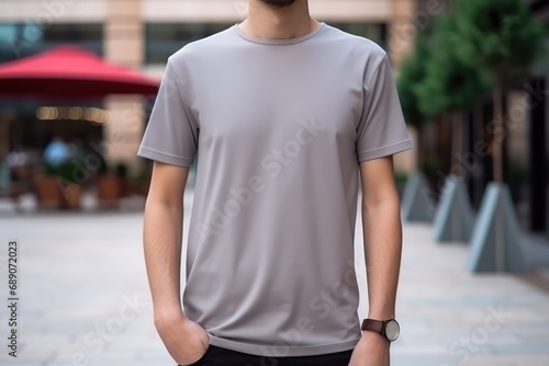 Man In Grey Tshirt On The Street, Mockup. Сoncept Minimalist Interior Design, Healthy Recipe Ideas, Diy Home Decor, Morning Routine Tips, Mindfulness Techniques