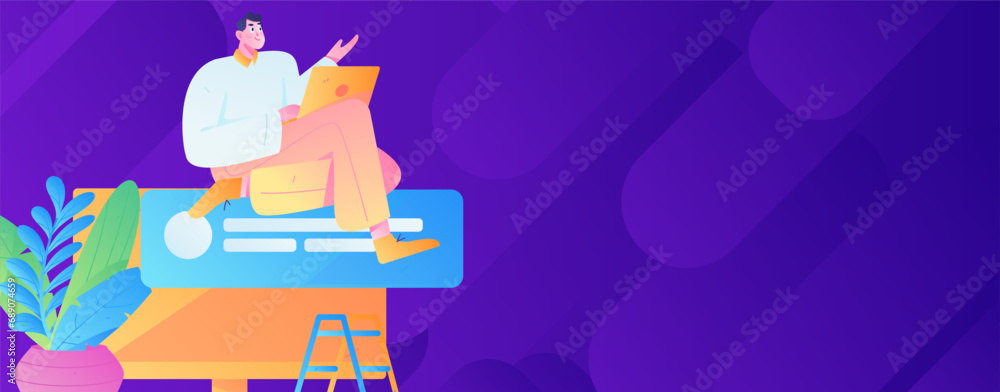 Business People Flat Vector Concept Operation Hand Drawn Illustration
Business People Flat Vector Concept Operation Hand Drawn Illustration