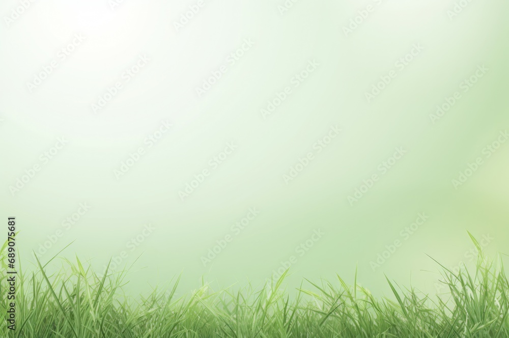 Fototapeta premium Textured Grass mockup background. Sunny day. Generate Ai