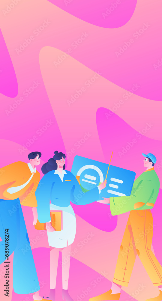 Business People Flat Vector Concept Operation Hand Drawn Illustration
Business People Flat Vector Concept Operation Hand Drawn Illustration