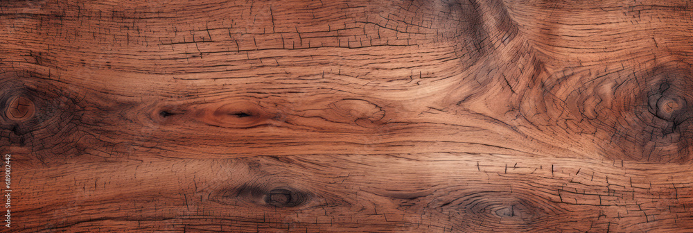 Naklejka premium Natural and rustic seamless wooden texture background
