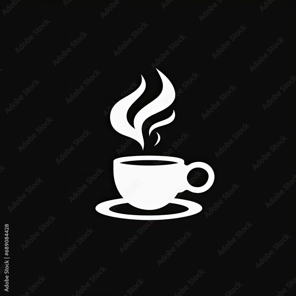 Obraz premium Coffee Cup Filled with Steam