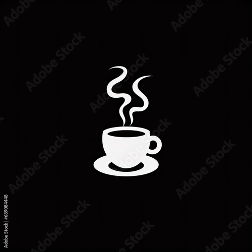 Coffee Cup with Rising Steam