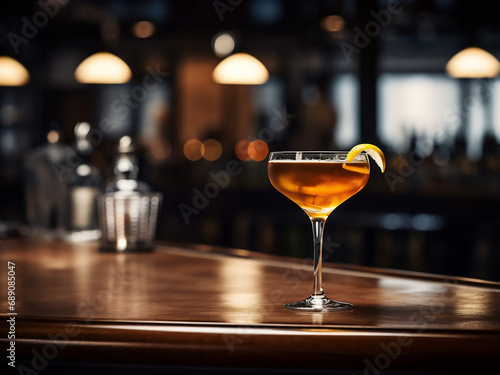Admiring a beautifully crafted B52 cocktail. AI Generation. © Llama-World-studio